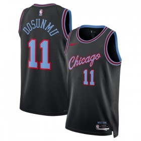 Canotte Uomo Chicago Bulls Ayo Dosunmu Nike 2025-26 City Edition Nero Swingman